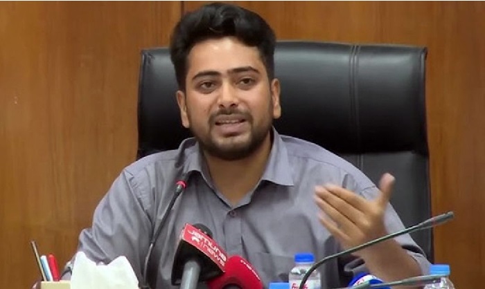 নিজেদের চাঁদাবাজি ঢাকতে তরুণদের দায় দিচ্ছে বিএনপি: নাহিদ ইসলাম